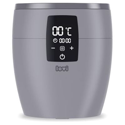 Difrax - Flaschenwarmer 4 in 1 Grey - Gris - Universal - Bottle warmer - Publicité Difrax - Flaschenwarmer 4 in 1 Grey - Gris - Universal - Bottle warmer - Publicité