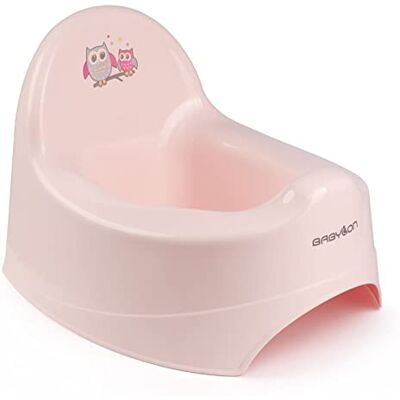 BABYLON Nautilus Pot Enfant antidérapant, Pot bebe toilette dès 1 an, Rose - Publicité BABYLON Nautilus Pot Enfant antidérapant, Pot bebe toilette dès 1 an, Rose - Publicité