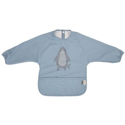 Trixie Bavoir à Manches Longues Imperméable avec Poche Mr. Shark (Requin) - Publicité Trixie Bavoir à Manches Longues Imperméable avec Poche Mr. Shark (Requin) - Publicité