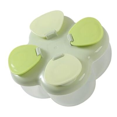 MISUVRSE Boîte de rangement portable pour lait, 4 compartiments individuels, couvercle verrouillable pour voyage, parents, amateurs de fitness, boîte de rangement pour lait de bébé - Publicité MISUVRSE Boîte de rangement portable pour lait, 4 compartiments individuels, couvercle verrouillable pour voyage, parents, amateurs de fitness, boîte de rangement pour lait de bébé - Publicité