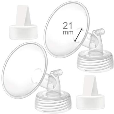 Maymom téterelle 21 mm et valve duckbill, compatible avec Spectra S1 et S2, accessoire compatible non original - Publicité Maymom téterelle 21 mm et valve duckbill, compatible avec Spectra S1 et S2, accessoire compatible non original - Publicité