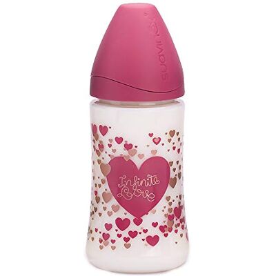 Suavinex 306409 Premium Bib 270 Anat S 2M Love Rose – 100 g - Publicité Suavinex 306409 Premium Bib 270 Anat S 2M Love Rose – 100 g - Publicité