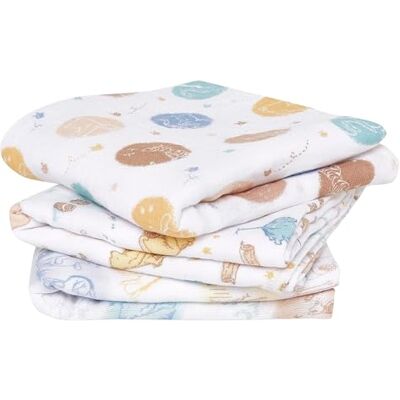 aden + anais Musy-Langes prélavés en Mousseline 100% Coton, Lot de 3 Langes absorbants, Bébé Garçon, Bébé Fille, Pratiques, Très Doux, Respirants, 70x70cm, Imprimé Winnie in The Woods - Publicité aden + anais Musy-Langes prélavés en Mousseline 100% Coton, Lot de 3 Langes absorbants, Bébé Garçon, Bébé Fille, Pratiques, Très Doux, Respirants, 70x70cm, Imprimé Winnie in The Woods - Publicité