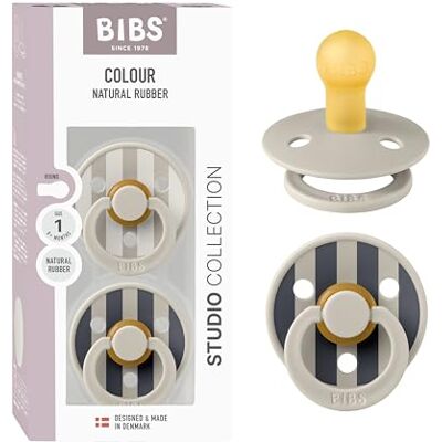 Bibs Studio Mélange Sable 0-6 mois Sucette - Sucette bébé - Publicité Bibs Studio Mélange Sable 0-6 mois Sucette - Sucette bébé - Publicité