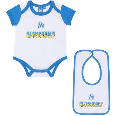 OLYMPIQUE DE MARSEILLE Body Bavoir bébé garçon Om Collection Officielle 18 Mois - Publicité OLYMPIQUE DE MARSEILLE Body Bavoir bébé garçon Om Collection Officielle 18 Mois - Publicité