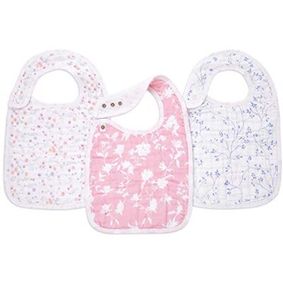 aden + anais - 100% Cotton Muslin Bib - 3-Pack - Bibs - Publicité aden + anais - 100% Cotton Muslin Bib - 3-Pack - Bibs - Publicité