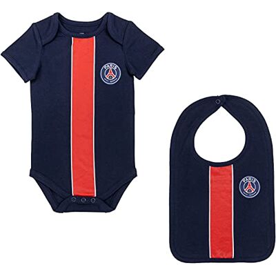 Paris Saint-Germain Body + Bavoir bébé garçon PSG Collection Officielle 12 Mois - Publicité Paris Saint-Germain Body + Bavoir bébé garçon PSG Collection Officielle 12 Mois - Publicité