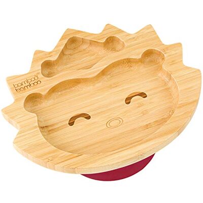 bamboo bamboo Assiette bébé et Assiette enfant, Assiette succion pour Repas et Sevrage, Assiette hérisson Bambou avec Succion sécurisée, pour Bébés dès 6 Mois (Hérisson, Cerise) - Publicité bamboo bamboo Assiette bébé et Assiette enfant, Assiette succion pour Repas et Sevrage, Assiette hérisson Bambou avec Succion sécurisée, pour Bébés dès 6 Mois (Hérisson, Cerise) - Publicité