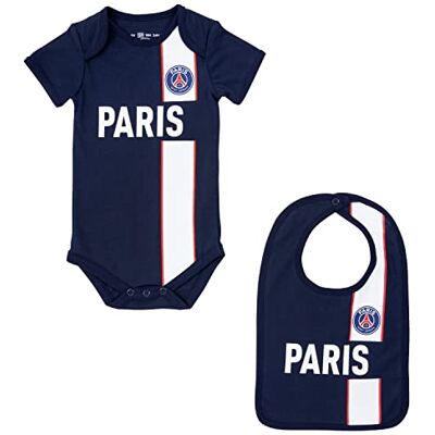 Paris Saint-Germain Body + Bavoir bébé garçon PSG Collection Officielle 18 Mois - Publicité Paris Saint-Germain Body + Bavoir bébé garçon PSG Collection Officielle 18 Mois - Publicité