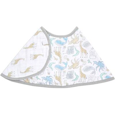 aden + anais ™ essentials Bavoir d’épaule burpy bib® prélavé en mousseline 100% coton, Bavoir pour bébé absorbant, Multi usages, Garçon et Fille, 57cm x 28cm, Imprimé natural history - Publicité aden + anais ™ essentials Bavoir d’épaule burpy bib® prélavé en mousseline 100% coton, Bavoir pour bébé absorbant, Multi usages, Garçon et Fille, 57cm x 28cm, Imprimé natural history - Publicité
