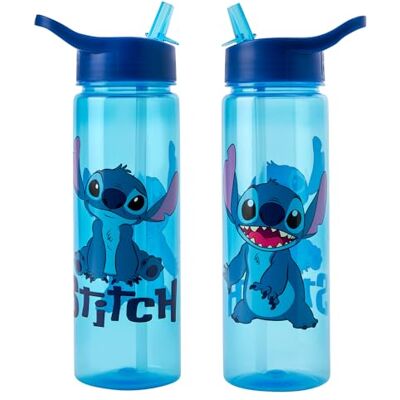 Disney Bouteille d'eau Stitch avec paille rabattable de 600 ml – Produit officiel par Polar Gear – Réutilisable – Sans BPA – Plastique recyclable – Idéal pour l'école, la crèche, le sport, le - Publicité Disney Bouteille d'eau Stitch avec paille rabattable de 600 ml – Produit officiel par Polar Gear – Réutilisable – Sans BPA – Plastique recyclable – Idéal pour l'école, la crèche, le sport, le - Publicité