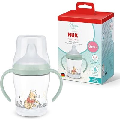 NUK Perfect Match Nuit Tasse d’apprentissage 6+ mois 150 ml Tasse anti-fuite pour bébés Poignées antidérapantes Brille dans le noir Disney Winnie l’Ourson Lot de 1 - Publicité NUK Perfect Match Nuit Tasse d’apprentissage 6+ mois 150 ml Tasse anti-fuite pour bébés Poignées antidérapantes Brille dans le noir Disney Winnie l’Ourson Lot de 1 - Publicité