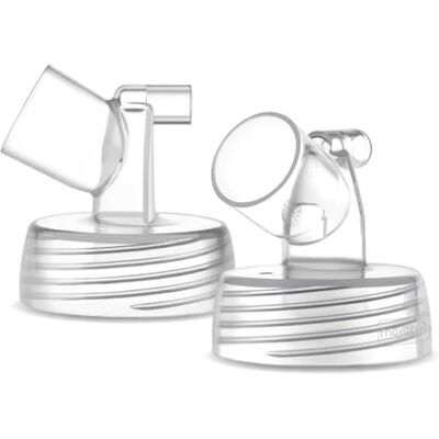 Maymom connecteurs à col large 2 pièces, compatibles avec Spectra S1 et S2, compatibles avec téterelles Medela PersonalFit, Pumpin Pal, Lansinoh et MyFit/Crater - Publicité Maymom connecteurs à col large 2 pièces, compatibles avec Spectra S1 et S2, compatibles avec téterelles Medela PersonalFit, Pumpin Pal, Lansinoh et MyFit/Crater - Publicité