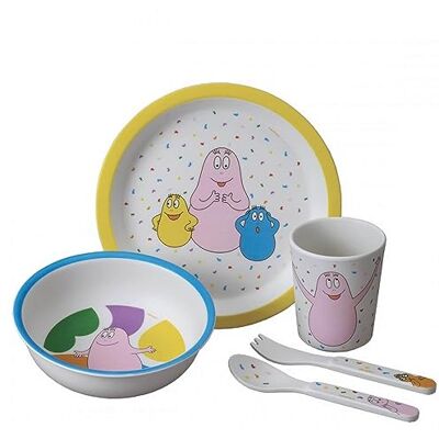 Petit Jour Paris Coffret Repas Barbapapa 5 Pièces Vaisselle Bébé et Enfant avec Assiette, Bol, Gobelet et Set de Couverts Sans BPA dès 6 Mois Cadeau Naissance - Publicité Petit Jour Paris Coffret Repas Barbapapa 5 Pièces Vaisselle Bébé et Enfant avec Assiette, Bol, Gobelet et Set de Couverts Sans BPA dès 6 Mois Cadeau Naissance - Publicité