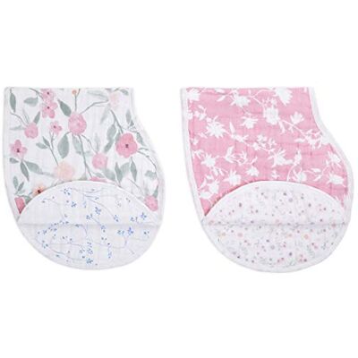 aden + anais Lot de 2 bavoirs d’épaule burpy bib® pour bébé prélavés en mousseline 100% coton, bavoirs absorbants, Garçon, Fille, 57cm x 28cm, 0-36 mois, Imprimé ma fleur - Publicité aden + anais Lot de 2 bavoirs d’épaule burpy bib® pour bébé prélavés en mousseline 100% coton, bavoirs absorbants, Garçon, Fille, 57cm x 28cm, 0-36 mois, Imprimé ma fleur - Publicité