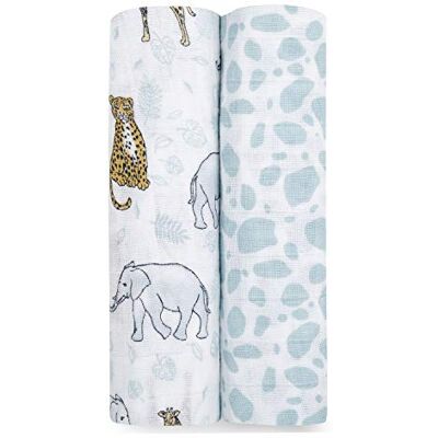 aden + anais - Jungle Maxi Langes - 2-pack - Publicité aden + anais - Jungle Maxi Langes - 2-pack - Publicité