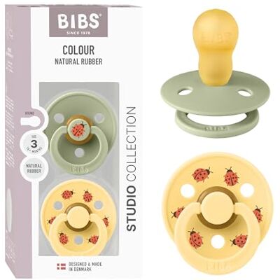 BIBS - Studio Colour - Ladybug Sage Mix - Taille 3 - pacifier - Publicité BIBS - Studio Colour - Ladybug Sage Mix - Taille 3 - pacifier - Publicité