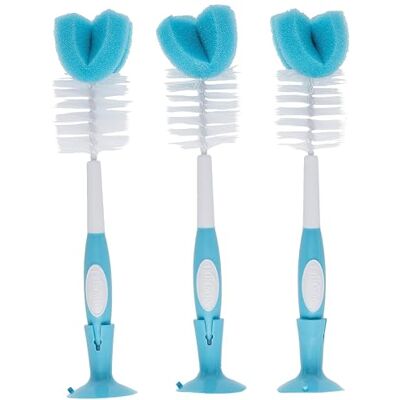 Brosses à bouteilles de 3 pièces - Kit de nettoyage - Publicité Brosses à bouteilles de 3 pièces - Kit de nettoyage - Publicité