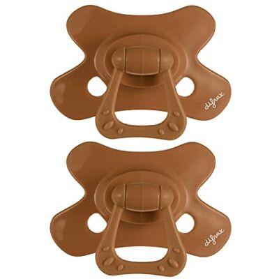Difrax Tétine 18 Mois et Plus– Sucette Naissance avec Tétine Silicone – 18+ Facile à Accepter un Apport Optimal d'Air – Tutute Bébé 18-36 Mois – Marron/Cannelle – 2 Pièces - Publicité Difrax Tétine 18 Mois et Plus– Sucette Naissance avec Tétine Silicone – 18+ Facile à Accepter un Apport Optimal d'Air – Tutute Bébé 18-36 Mois – Marron/Cannelle – 2 Pièces - Publicité