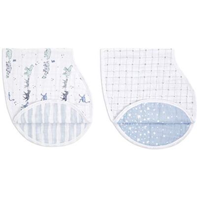 aden + anais Lot de 2 bavoirs d’épaule burpy bib® pour bébé prélavés en mousseline 100% coton, bavoirs absorbants, Garçon, Fille, 57cm x 28cm, 0-36 mois, Imprimé rising star - Publicité aden + anais Lot de 2 bavoirs d’épaule burpy bib® pour bébé prélavés en mousseline 100% coton, bavoirs absorbants, Garçon, Fille, 57cm x 28cm, 0-36 mois, Imprimé rising star - Publicité