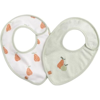 Sauthon Bavoirs en coton lot de 2 Vert tilleul - Publicité Sauthon Bavoirs en coton lot de 2 Vert tilleul - Publicité