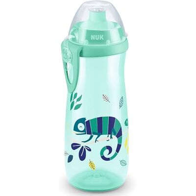 Bouteille d'eau pour tout-petit NUK avec effet caméléon - Gobelet sportif - Publicité Bouteille d'eau pour tout-petit NUK avec effet caméléon - Gobelet sportif - Publicité
