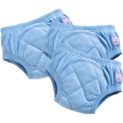 Bambino Mio , lot de 3 culottes d’apprentissage réutilisables, 3-4 ans Culottes d’apprentissage réutilisables et lavables pour bébés et tout-petits – 100 % coton, douces pour les peaux délicates - Publicité Bambino Mio , lot de 3 culottes d’apprentissage réutilisables, 3-4 ans Culottes d’apprentissage réutilisables et lavables pour bébés et tout-petits – 100 % coton, douces pour les peaux délicates - Publicité