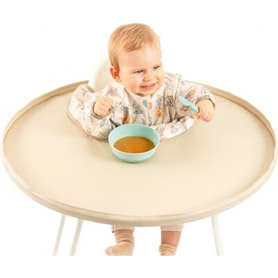 Bibaelin® BIBATRAY™ M – Kit Bavoir Plateau DME/BLW & Tablier Manches Longues – Blouse bébé Intégrale Imperméable – Protection Chaise Haute Universelle + Sac Zippé – Compatible IKEA Antilop – 6 Mois+ - Publicité Bibaelin® BIBATRAY™ M – Kit Bavoir Plateau DME/BLW & Tablier Manches Longues – Blouse bébé Intégrale Imperméable – Protection Chaise Haute Universelle + Sac Zippé – Compatible IKEA Antilop – 6 Mois+ - Publicité