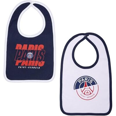 PSG 2 x bavoirs bébé garçon Collection officielle PARIS SAINT GERMAIN - Publicité PSG 2 x bavoirs bébé garçon Collection officielle PARIS SAINT GERMAIN - Publicité