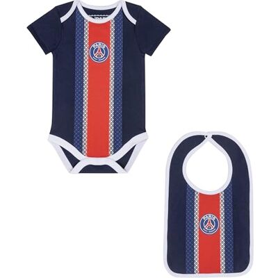 PSG Body Bavoir bébé garçon Collection Officielle Paris Saint Germain 18 Mois - Publicité PSG Body Bavoir bébé garçon Collection Officielle Paris Saint Germain 18 Mois - Publicité