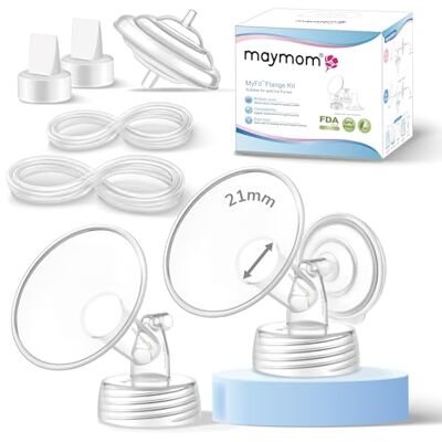 Maymom pièces de tire-lait compatibles avec Spectra S2, S1 et 9 Plus, téterelle 21 mm, valve, tuyau et protection anti-retour, accessoire compatible non original - Publicité Maymom pièces de tire-lait compatibles avec Spectra S2, S1 et 9 Plus, téterelle 21 mm, valve, tuyau et protection anti-retour, accessoire compatible non original - Publicité