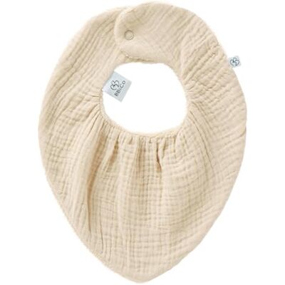 BB&Co Bavoir-bandana réversible bambou/gaze de coton (Biscuit) – Absorbant et ultra doux – Parfait pour les baveurs et les dents – Face en double gaze et éponge bambou - Publicité BB&Co Bavoir-bandana réversible bambou/gaze de coton (Biscuit) – Absorbant et ultra doux – Parfait pour les baveurs et les dents – Face en double gaze et éponge bambou - Publicité