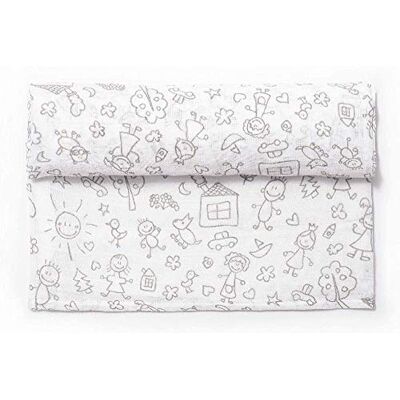 Drap en Coton pour Bébé - Doux et Absorbant - Publicité Drap en Coton pour Bébé - Doux et Absorbant - Publicité