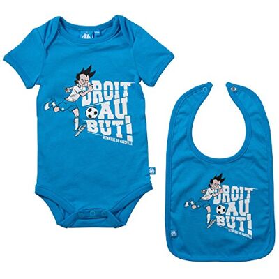 OLYMPIQUE DE MARSEILLE Body + Bavoir Om bébé Collection Officielle Taille garçon 24 Mois - Publicité OLYMPIQUE DE MARSEILLE Body + Bavoir Om bébé Collection Officielle Taille garçon 24 Mois - Publicité