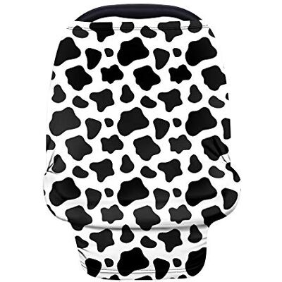 Wanyint Housses de siège auto pour bébé Imprimé vache Pour l'allaitement Multi-usages Pour poussette/chaise haute - Publicité Wanyint Housses de siège auto pour bébé Imprimé vache Pour l'allaitement Multi-usages Pour poussette/chaise haute - Publicité