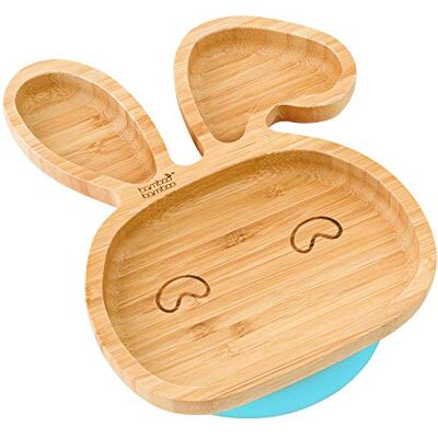 bamboo bamboo Ventouse en bambou pour bébés Ventouse pour nourrissons, non toxique, en bambou naturel qui reste frais au toucher pour le sevrage du bébé. (lapin-bleu) - Publicité bamboo bamboo Ventouse en bambou pour bébés Ventouse pour nourrissons, non toxique, en bambou naturel qui reste frais au toucher pour le sevrage du bébé. (lapin-bleu) - Publicité