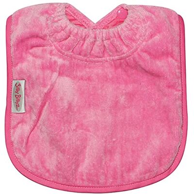 Silly Billyz Large Plain Towel Bib - Cerise - Grand - Bib - Publicité Silly Billyz Large Plain Towel Bib - Cerise - Grand - Bib - Publicité