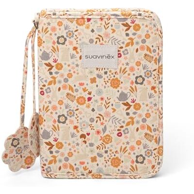 Suavinex , Protège Carnet de Santé Bébé, Pochette Documents, Étui pour Ranger et Organiser, Carnet Maternité, Fermeture Éclair, Résistant à l'Eau, Cadeau Nouveau-né, Poches Intérieures, Coton, Fleurs - Publicité Suavinex , Protège Carnet de Santé Bébé, Pochette Documents, Étui pour Ranger et Organiser, Carnet Maternité, Fermeture Éclair, Résistant à l'Eau, Cadeau Nouveau-né, Poches Intérieures, Coton, Fleurs - Publicité