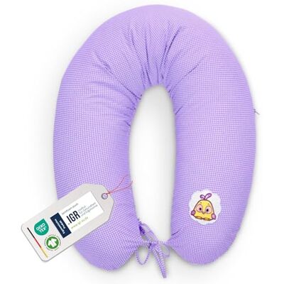 Sei Design Coussin d'allaitement 170 x 30 cm Garnissage : billes de fibre 3-D certifiée Ökotex sans substances nocives. Housse avec fermeture éclair. Parfait pour les déplacements Couleur bleu antarctique / Motif petits poissons - Publicité Sei Design Coussin d'allaitement 170 x 30 cm Garnissage : billes de fibre 3-D certifiée Ökotex sans substances nocives. Housse avec fermeture éclair. Parfait pour les déplacements Couleur bleu antarctique / Motif petits poissons - Publicité