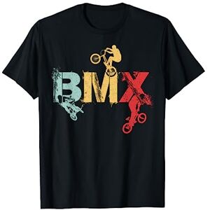 Collketion BMX & Bicyclette Vélo BMX Vintage Fans Cadeau Garçons Jeunesse Vélo BMX T-Shirt - Publicité