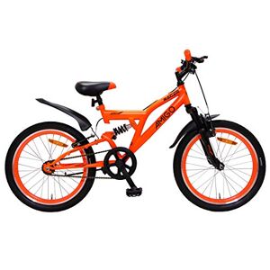 Amigo Racer VTT pour garçons et Filles 20 Pouces Convient à partir de 120 cm avec Frein à Main et béquilles pour vélo Orange - Publicité