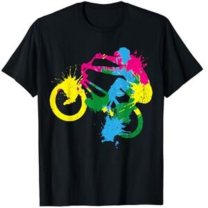 BMX, MTB & Collketion vélo Vélo BMX Vintage Fans Cadeau Garçons Jeunesse Vélo BMX T-Shirt - Publicité