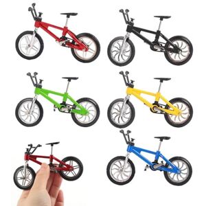 GNHG Velo Miniature, Mini Miniature, Mini BMX, Doigt Vélo Mini Finger Bikes Modèle Miniature VéLo Jouet pour Enfants Garçons Fille pour Décoration de Bureau ou de Course 5Pcs - Publicité