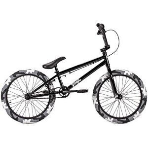 Jet BMX Yoof 20" BMX Bike Gloss Black with Grey Camo Tyres - Publicité