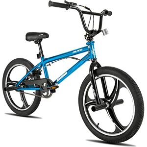 HH HILAND Hiland Vélo BMX 20 Pouces à 3 5 Rayons pour garçons et Filles à partir de 7, 8, 9, 10 Ans, Rotor Freestyle à 360 degrés, 4 pegs Single Speed Vélo BMX pour Enfant - Publicité