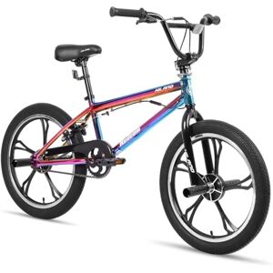 HH HILAND Hiland Vélo BMX 20 Pouces à 3 5 Rayons pour garçons et Filles à partir de 7, 8, 9, 10 Ans, Rotor Freestyle à 360 degrés, 4 pegs Single Speed Vélo BMX pour Enfant - Publicité