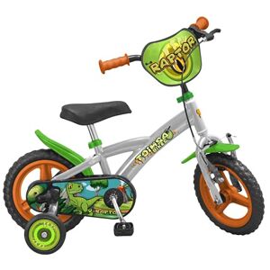 Toimsa Vélo 12" modèle V-Raptor (Vert-Gris) 3-5 ans - Publicité