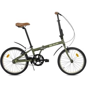 FabricBike Vélo Pliant, Cadre en Alliage, Mono-Vitesse, 3 Couleurs (Cayman Green W/Mudguard) - Publicité FabricBike Vélo Pliant, Cadre en Alliage, Mono-Vitesse, 3 Couleurs (Cayman Green W/Mudguard) - Publicité