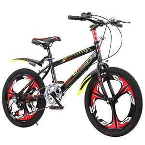 DREAMyun Vélo Enfants Garçon Fille 6-17 Ans Freestyle BMX 18 20 22 24 Pouces Vélo Petites Roues Bicyclette Vélo ​Enfan,Noir,22 - Publicité