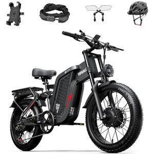 tifgalop Les vélos électriques disposent de deux moteurs puissants, d'une batterie lithium-ion 52 V 24 Ah, de pneus tout-terrain de 20 pouces, d'une suspension complète, de 7 vitesses et d'une portée - Publicité tifgalop Les vélos électriques disposent de deux moteurs puissants, d'une batterie lithium-ion 52 V 24 Ah, de pneus tout-terrain de 20 pouces, d'une suspension complète, de 7 vitesses et d'une portée - Publicité